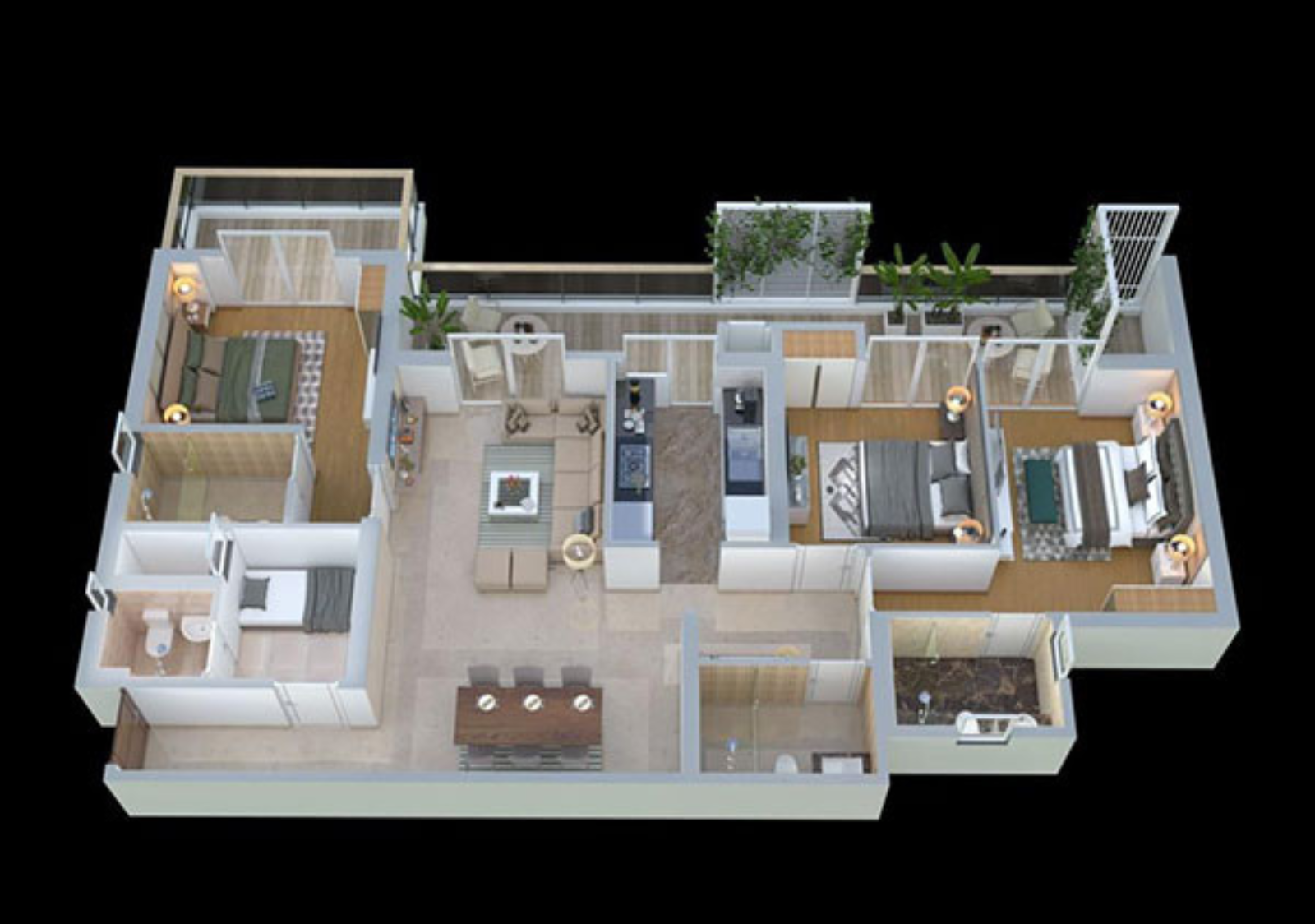 DLF Privana 5BHK Penthouse unit